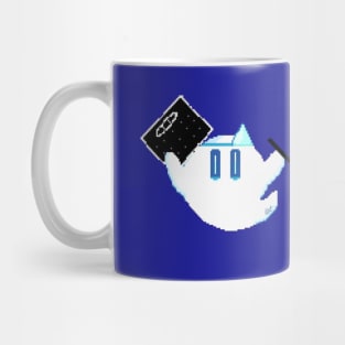 Pixel ghost who just wants to draw Mug
